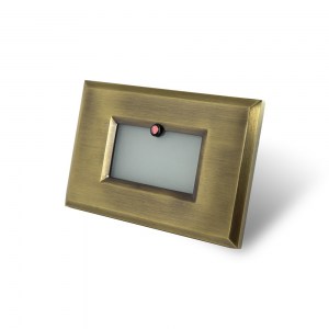 Window Brushed Bronze Screwless Photocell Trim