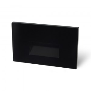 Horizontal Recessed Black Screwless Trim